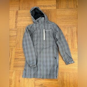 Helly Hansen women’s rain jacket grey white